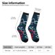 thumbnail image 2 of Balery Navy Blue Geometric Calcetas Largas con Estampado para Hombre y Mujer – Suaves y Transpirables, Talla Única (US 5-11), 2 of 6