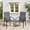 Gray, variant on Vicllax 5 Piece Outdoor Bistro Sets,Outdoor Bar Set with 35" Round Bar Table & Rattan Swivel Bar Stools, Modern Patio Furniture for Garden Balcony Yard, Gray&Gray