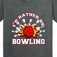 thumbnail image 4 of Inktastic I'd Rather Be Bowling Youth T-Shirt, 4 of 5