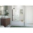 thumbnail image 2 of DreamLine Aqua-Q Fold 36 in. W x 58 in. H Frameless Bi-Fold Tub Door in Oil Rubbed Bronze, 2 of 6