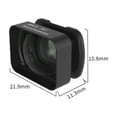 thumbnail image 3 of HD Teleconverter Lens for DJI Osmo Pocket 3 Camera, 2X Zoom Focal Length Extender, Optical High-Definition Image with Physical Blur Effect, Professional Filming Accessory, 3 of 8