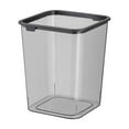 thumbnail image 2 of XYAIYT Modular Stackable Recycling Bins 4 Pack Clear Compartmentalized Waste System for Home Office Sorting,Gray, 2 of 6
