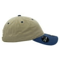 thumbnail image 4 of Decky 205 6 Panel Low Profile Relaxed Cotton Dad Hat-Khaki/Navy, 4 of 4