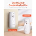 thumbnail image 5 of VEVOR Automatic Air Freshener Spray Dispenser, 4-Pack, Wall Mounted or Free Standing, Battery Operated, Multiple Time Settings for Home, Indoor, Bathrooms, Offices, Hotels, Commercial Places, White, 5 of 9