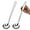 304-Silver, variant on Soup Ladle, 2Pcs Stainless Steel Ladle spoon, 12.2Inch Metal Long Handle Serving Spoon for Cooking Buffet, Party, Kitchen, Gold