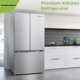 thumbnail image 5 of Hamilton Beach 20.3 cu. ft. Frost-Free French Door Refrigerator, Platinum HZ7602, 5 of 18