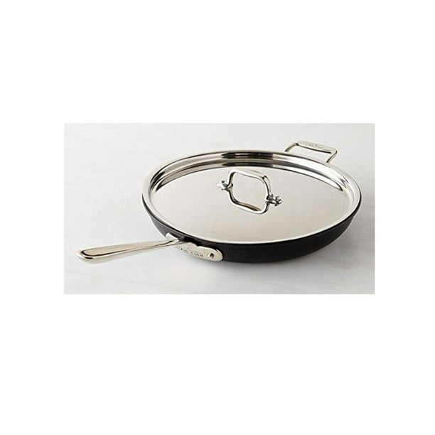 AllClad NS1 Nonstick Induction 12" Fry Pan with Loop & Lid Walmart