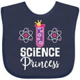 thumbnail image 3 of Inktastic Scientist Girls Science Princess Girls Baby Bib, 3 of 4