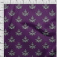 thumbnail image 3 of oneOone Cotton Poplin Fabric Leaves & Floral Block Printed Craft Fabric BTY 42 Inch Wide, 3 of 4