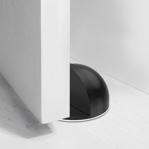 Self Adhesive Door Stopper Self Adhesive Door Stop No Drilling Doorstopper Suitable for Various Hard Floors for Protection of Wall and Furniture