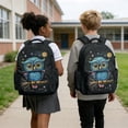 thumbnail image 2 of Jeiento Owl 17 Inch Kids Backpack Set 4-Piece Lunch Bag Pencil Case Water Bottle Holder Lightweight Large Capacity Schoolbag for Boys Girls Teenagers, 2 of 7