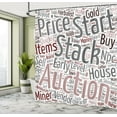 thumbnail image 5 of Ambesonne Video Game Shower Curtain, Noob Online Game, 69"Wx84"L, White Grey Pink, 5 of 5