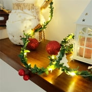 Sinhoon Christmas String Lights with Pine Cones Berries Indoor Outdoor Thanksgiving Xmas Fairy Light for Garden Garland Party Decorations