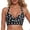 A-Beige61, variant on Women's Bikini Tops Knot Front Padded Tie Neck Tie Back Swimwear Tops Underwire Push Up Swim Bathing Crop Top