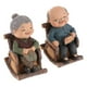 thumbnail image 4 of Figuras de pareja de ancianos de la vida cotidiana, decoración de resina para el hogar, amorosa vejez Relax, 4 of 7