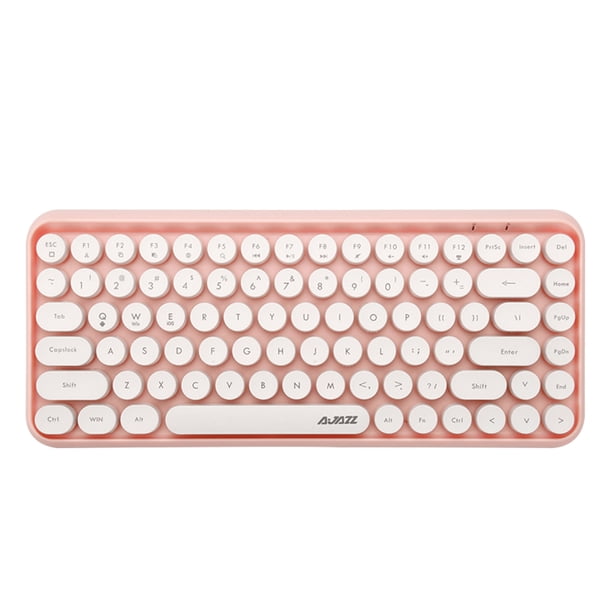 AJAZZ 308I V3 Bluetooth-Compatible con teclado AAA AAA 84 Key Portable PC Desktop Tablet Techeypad Computer Accesories Equipment Pink Inevent HA011317-04B