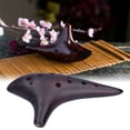 thumbnail image 4 of Ocarina 12 Agujeros Alto C Ocarina Dolomite Shell Instrumentos De Flauta Clásicos Para Principiantes Profesionales, 4 of 7