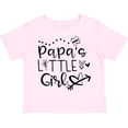 thumbnail image 3 of Inktastic Papa's Little Girl with Hearts Flower and Butterfly Girls Toddler T-Shirt, 3 of 5