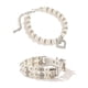 thumbnail image 1 of Apuakthei - Juego de 2 collares de perlas, bonitos collares para perros, gatos, cachorros, gatitos, bodas, fiestas de cumpleaños (M), 1 of 5