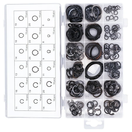 

C Clip Set Easy Installation Black Retaining For Vehicle