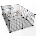 thumbnail image 3 of AIHOME 35 * 35cm wire mesh storage cube, DIY cube wardrobe and modular shelf net, wire mesh shelf and shelf, black, 3 of 9