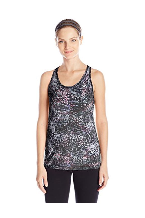 Women's Emma Racerback Tank, Static Print, Medium