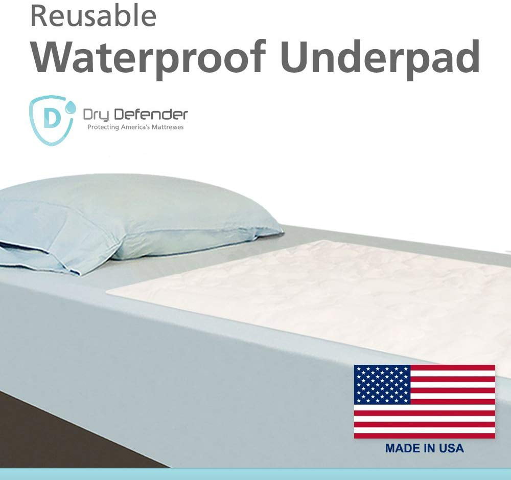 Dry Defender Organic Cotton Waterproof Crib Pad - Bedwetting Store