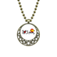 thumbnail image 1 of Me encanta España palabra bandera amor corazón ilustración Colgante Estrella Collar Luna Cadena Joyas Unbranded M, 1 of 3