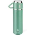 thumbnail image 1 of Vacuum Insulated Thermos Flask 500ml/17.6oz Stainless Steel Thermos Bottle with Cup for Coffee Water Drinking Bottles.(green), 1 of 5
