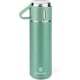 thumbnail image 1 of Vacuum Insulated Thermos Flask 500ml/17.6oz Stainless Steel Thermos Bottle with Cup for Coffee Water Drinking Bottles.(green), 1 of 5