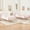Pink, variant on VECELO Set of 2 Twin Size Metal Platform Bed Frame with Headboard and Footboard, Heavy Duty Slat Steel Slat Support, No Box Spring Needed, Gold