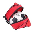 thumbnail image 4 of ATTOE Ballon de Sport Portable Basketball Football Soccer Rangement Ballon Bandoulière Simple (Rouge)-081402, 4 of 5