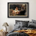 thumbnail image 3 of IDEA4WALL Premium Frame Wall Art The Lady of Shalott by John William Waterhouse - World Famous Painting Classic Vintage Fine Art Wall Decor for Living Room, Office - 26"x36" Black, 3 of 5