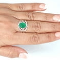 thumbnail image 4 of 925 Sterling Silver Ring Natural Green Onyx Handmade Jewelry, 4 of 9