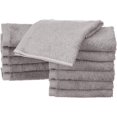 thumbnail image 1 of Set of 12 small cotton napkins, Grey, 1 of 4