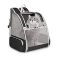 thumbnail image 1 of Mochila Back Pack Transportadora Mascota Grande Gris, 1 of 4