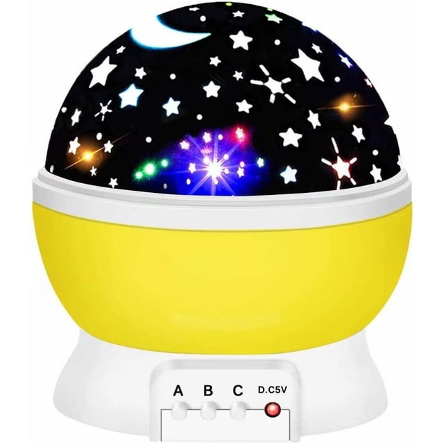 Starry Sky Projector Lamp For Children - Best Gift, Yellow