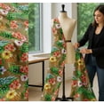 thumbnail image 5 of Soimoi Cotton Poplin Fabric Floral,Monstera Leaves & Pine Fruits Decor Fabric Printed Yard 42 Inch Wide, 5 of 7