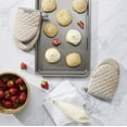 thumbnail image 2 of KitchenAid Asteroid Mini Oven Mitt 2-Pack Set, Milkshake Tan, 5.5"x8", 2 of 6