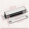 thumbnail image 2 of Puerta de gabinete de acero inoxidable con succión magnética, accesorios de herrajes para muebles magnéticos fuertes, 2 of 5