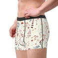 thumbnail image 3 of KLL Wildflower Watercolor 3 Men's Cotton Boxer Briefs Underwear-XX-Large, 3 of 7