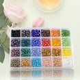 thumbnail image 4 of DESIGNICE 1200pcs/box 6mm Crystal Glass Beads with Hole for DIY Craft Bracelet Necklace Jewelry Making, 4 of 7