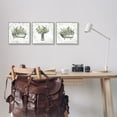 thumbnail image 3 of Stupell Industries Grey Bathroom Florals Bath & Laundry Painting Gray Framed Art Print Wall Art, 12 x 12, Set of 3, 3 of 9