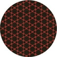 thumbnail image 1 of Ahgly Company Machine Washable Indoor Round Transitional Bakers Brown Area Rugs, 7' Round, 1 of 7