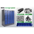 thumbnail image 3 of 40 Drawer Bolt & Nut Tool Storage Cabinet, Gray Iron Frame with HIPS Plastic Drawers, Parts Organizer with Dividers & Label Stickers for Hardware, Screws, Small Tools, 3 of 5