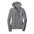 thumbnail image 5 of District Women's Fitted Jersey Full-Zip Hoodie. DT2100, 5 of 6