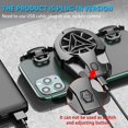 thumbnail image 5 of PUBG Mobile Game Controller, [New Design] PUBG Game Trigger with Cooling Fan Sensitive Aim Controller Shooter Joysticks for PUBG/Call of Duty, Black, 5 of 5