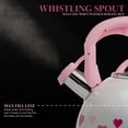 thumbnail image 3 of Hervidor de té Paris Hilton Whistling Stovetop de acero inox, 3 of 7
