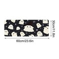 thumbnail image 4 of Kugisaki Cute Ghost Mouse Pad Large Desk Mat Non-Slip Rubber Base Stitched Edge Large Extended Desk Protector for Home Office,23.6"x11.8", 4 of 7