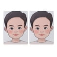 thumbnail image 2 of Face Painting Exercise Template, Makeup Practice Face Board Easy Application  for Studio, 2 of 7